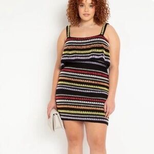 Eloquii size 22/24 off the shoulder knit chenille dress